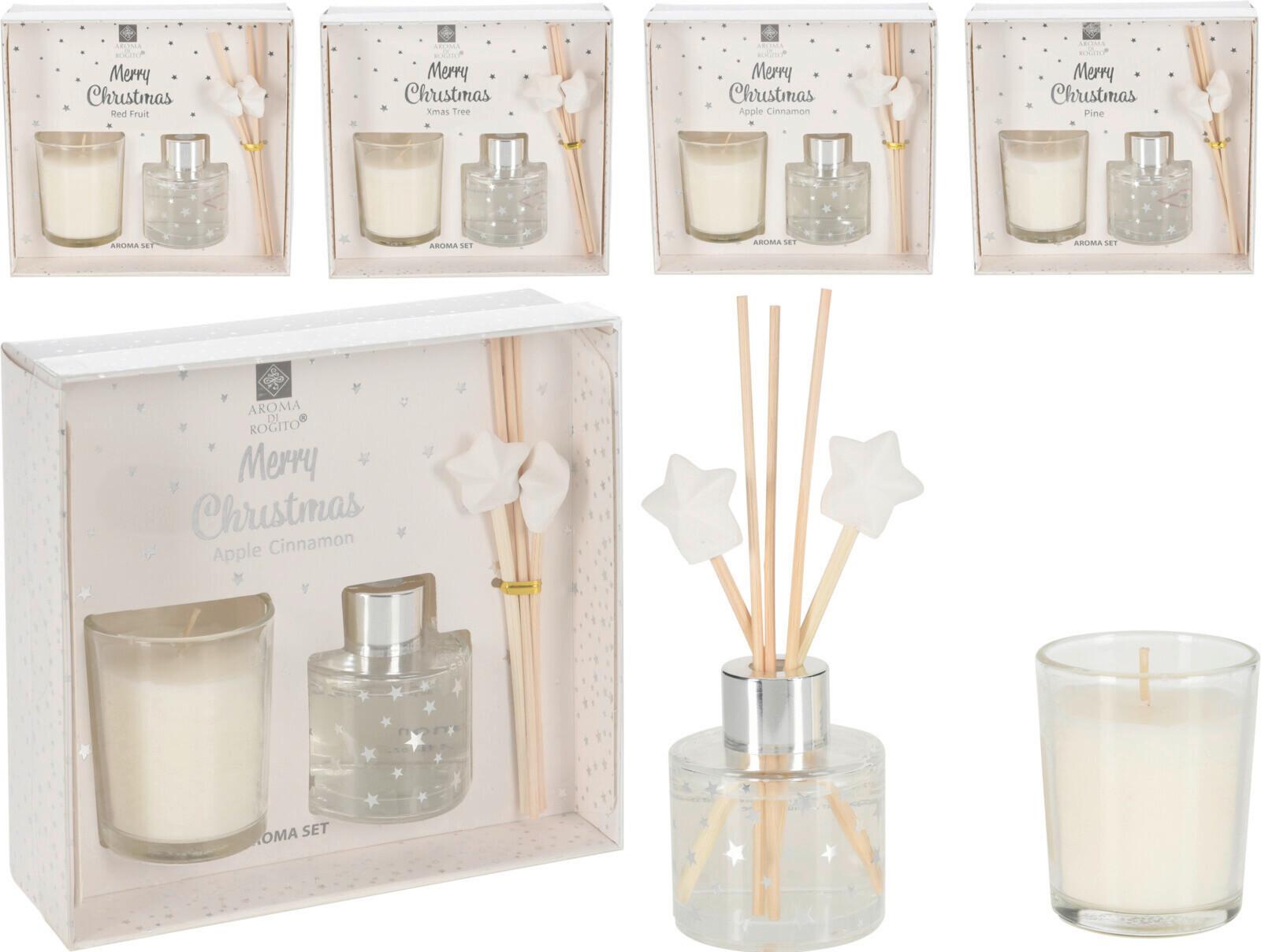 Vôňa do bytu sada STAR DIFUSER - perleťová, Basics, sklo (16./5.5/15cm)