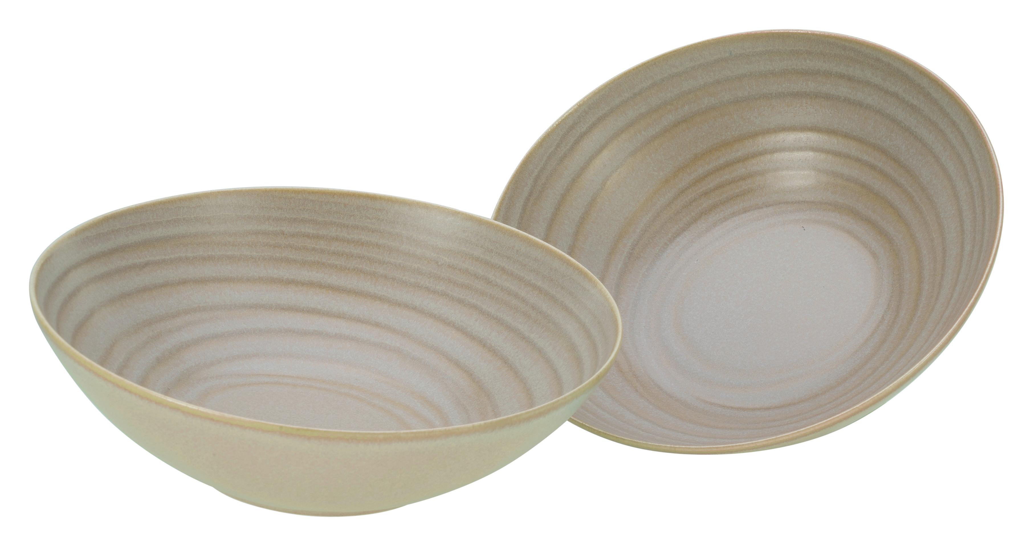 Schüsselset 33063 - Hellbraun, Basics, Keramik (26,5/28/15cm) - Creatable