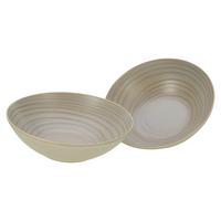 Schüsselset 33063 - Hellbraun, Basics, Keramik (26,5/28/15cm) - Creatable