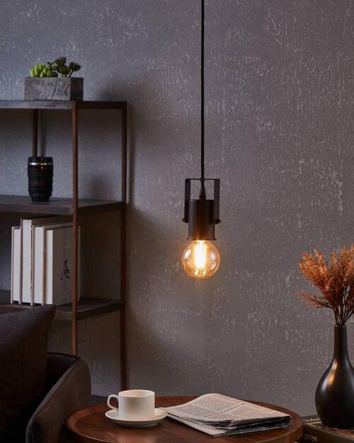Hängeleuchte 31073*calari - Schwarz, Design, Metall (9,5/6,5/150cm) - Eglo