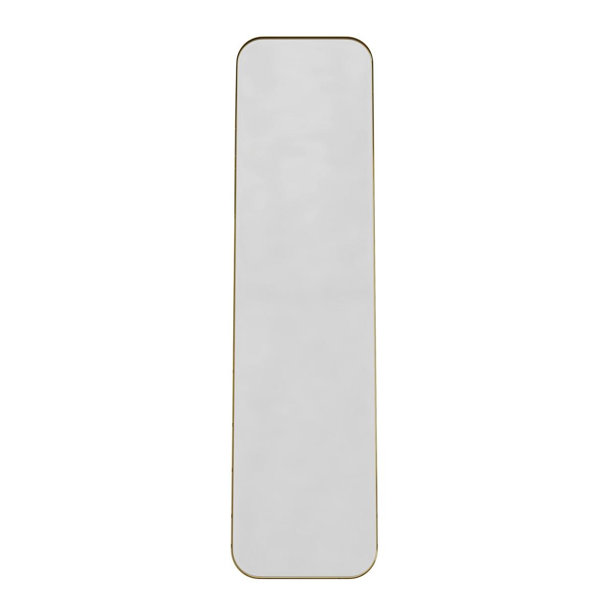 Zrcadlo LIV zlatý kov - barvy zlata, Moderní, kov/sklo (41/154/68,5cm) - Bessagi Home