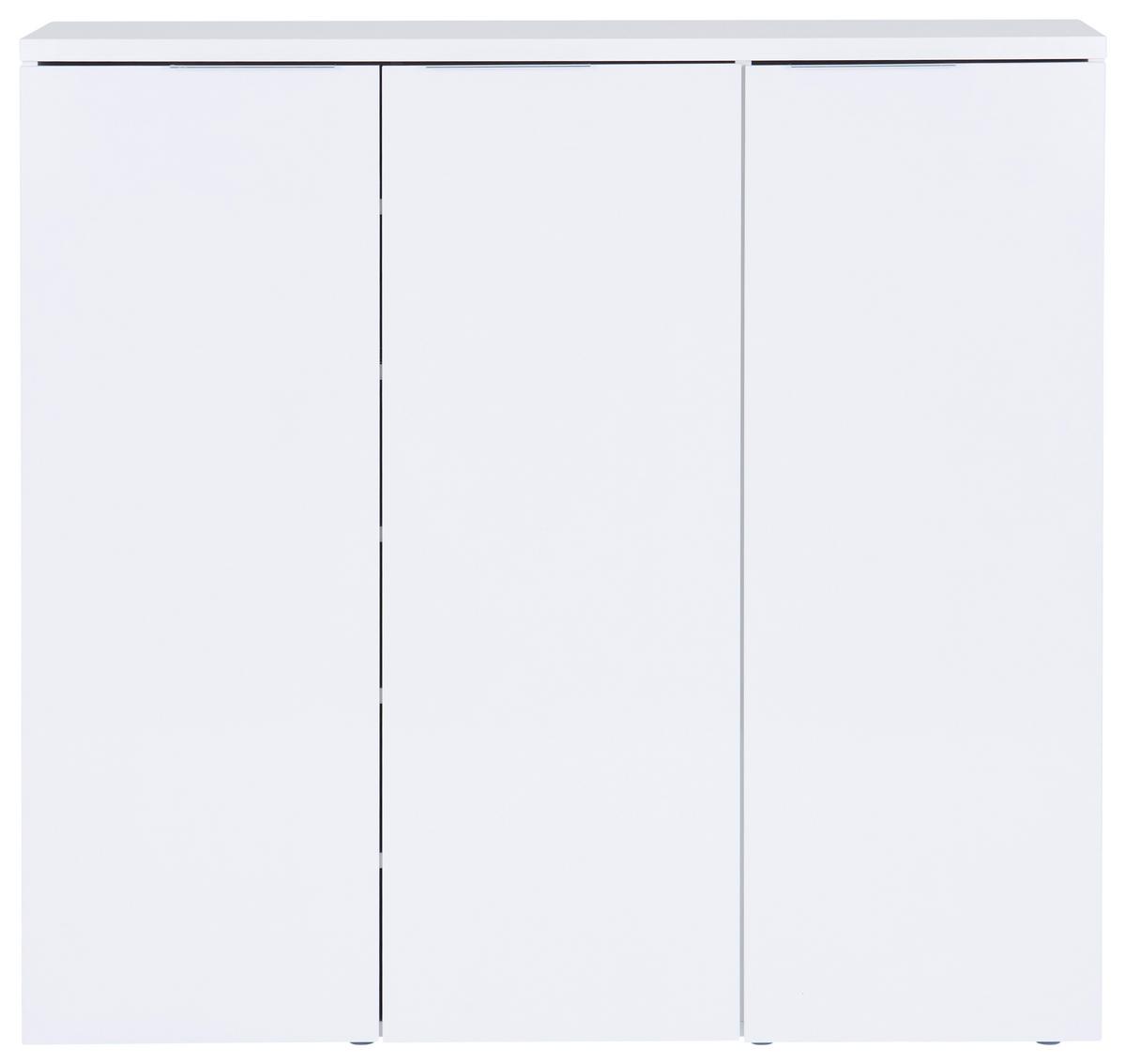 Cipősszekrény Split 2 - fehér, Modern, fa (120/115/34cm) - Luca Bessoni