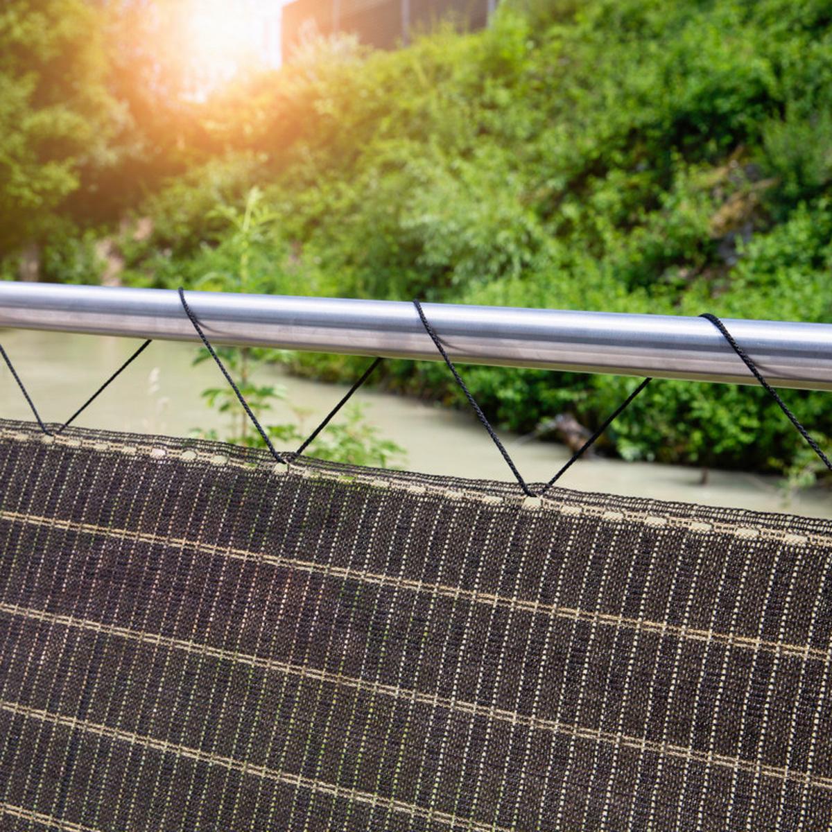 Sichtschutz Madagaskar Kakaofarben Bh 300 X 150 cm - Braun, Basics, Kunststoff (300/150cm)