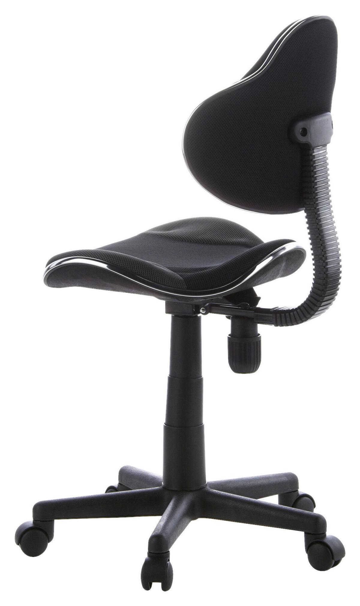 Jugenddrehstuhl Kiddy Gti 2 Grau/Schwarz - Schwarz/Grau, Basics, Kunststoff (45/86-101/42cm) - MID.YOU