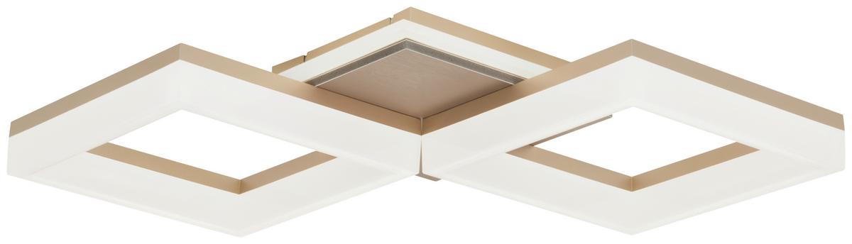 STROPNÍ LED SVÍTIDLO KOOL - šampaňská, Moderní, kov/plast (62/31/9cm) - Mömax