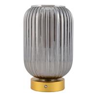 Akku-tischleuchte 5305558 - Goldfarben, Design, Glas/Kunststoff (14/23cm) - Näve