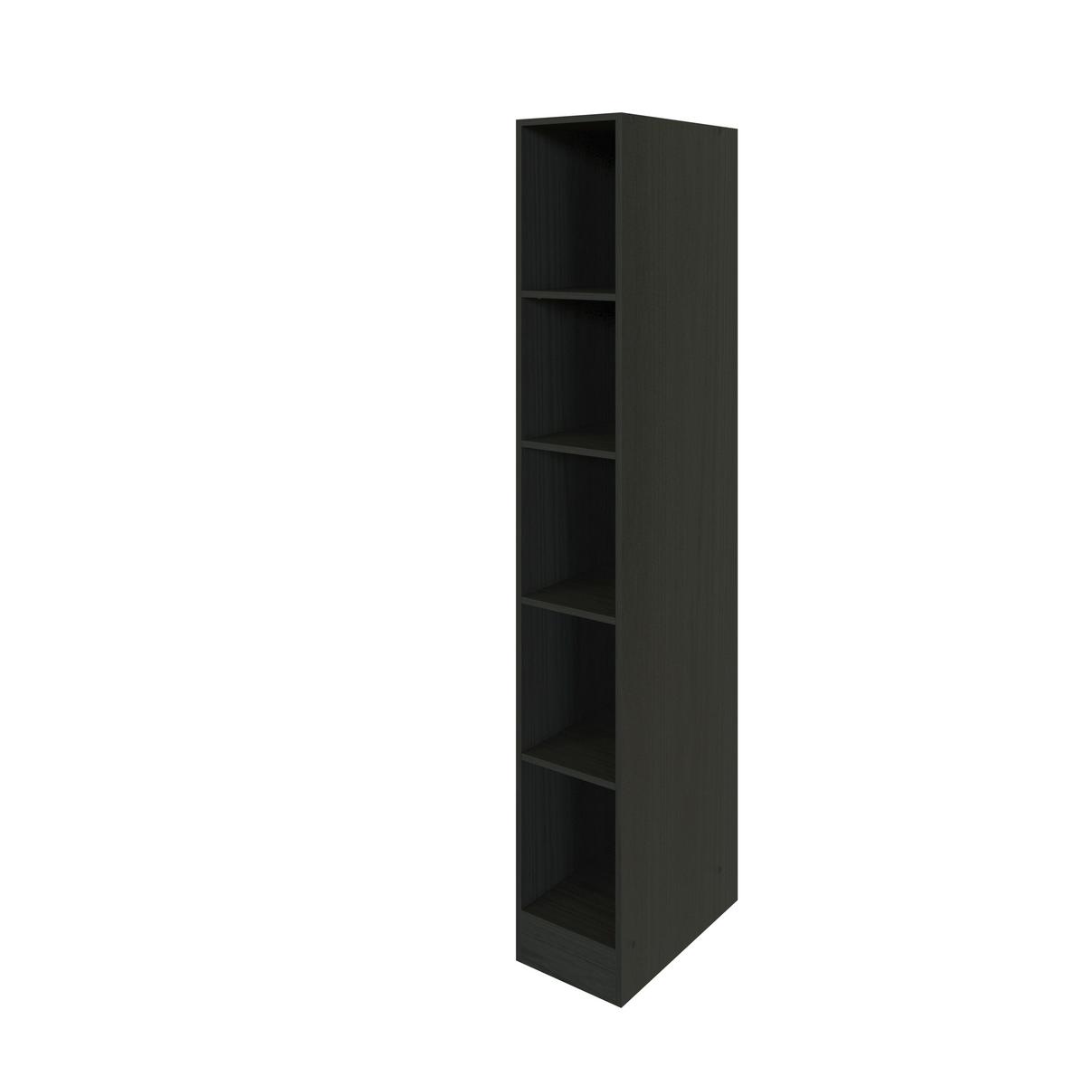 Regal Offen Mit 4 Einlegeböden 30 cm Anthrazit - Anthrazit, MODERN, Holzwerkstoff (30/200/60cm) - Held