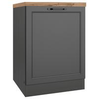 Küchenunterschrank Meran B: 60 cm Grau/Eiche Dekor - Eiche Wotan/Grau, LIFESTYLE, Holzwerkstoff (60/86/60cm) - Held