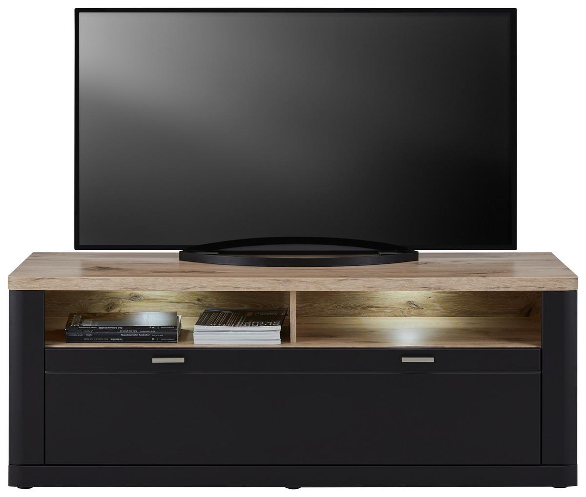 KOMODA POD TELEVIZI GAME - Moderní, kompozitní dřevo (151/59/52cm)