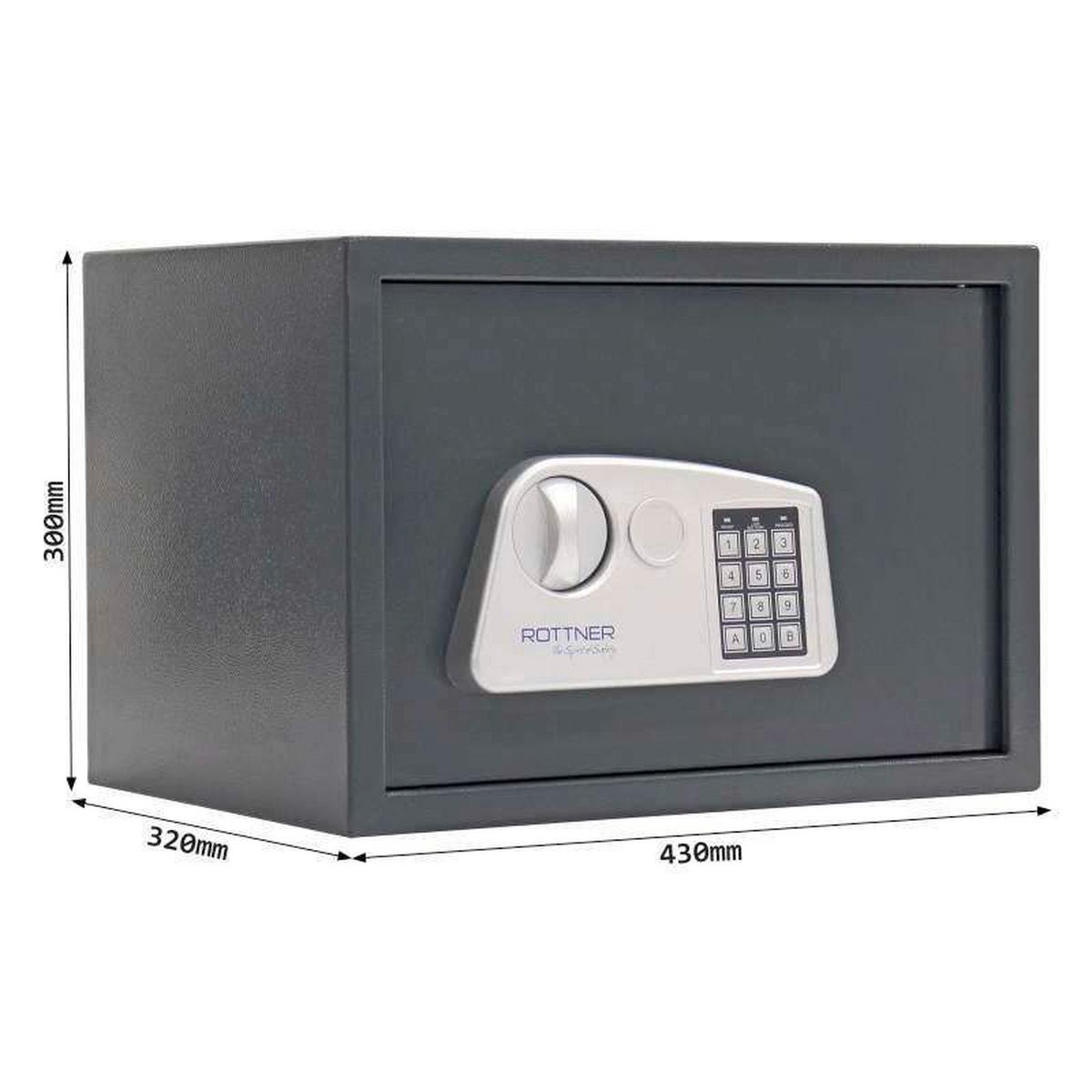 Tresor Jupiter4el - Anthrazit, KONVENTIONELL, Metall (43/30/32cm) - ROTTNER