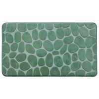 Fürdőszobaszőnyeg Stone Kb. 50/80cm - mentazöld, Modern, textil (50/80cm) - Luca Bessoni