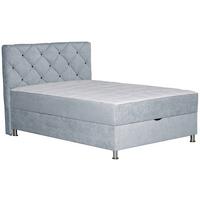 Box-ágy Black Diamond - világosszürke, Design, textil (140/200cm) - Modern Living