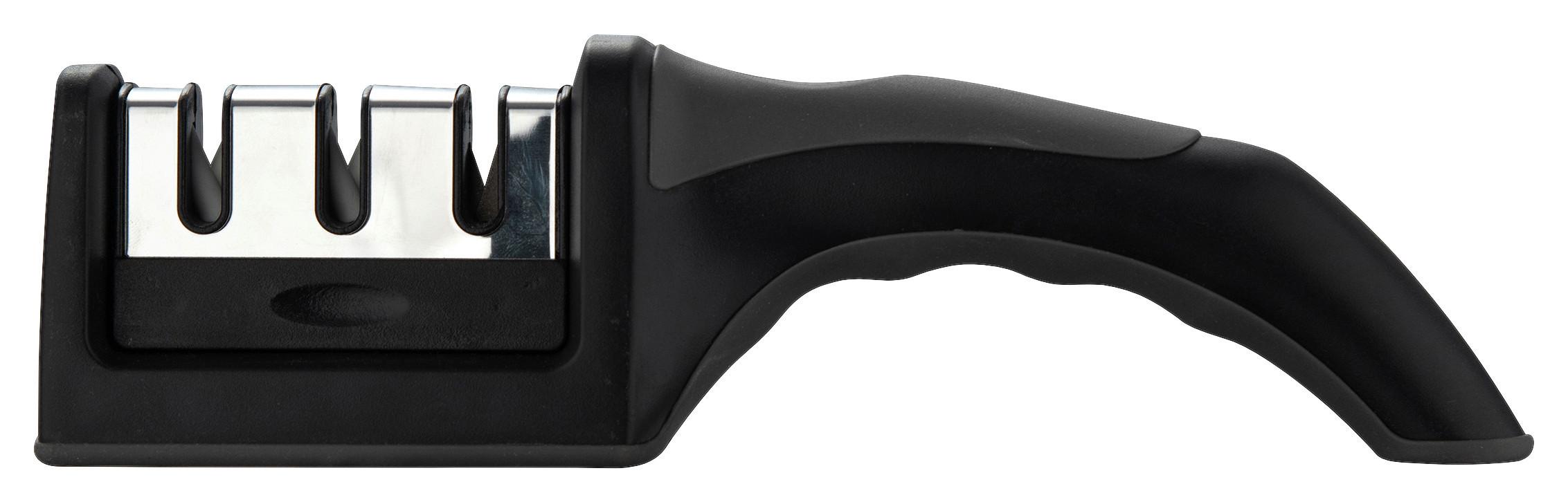 BRÚSKA NA NOŽE PEPPER - čierna/sivá, Konventionell, kov/plast (5/21cm) - Mömax