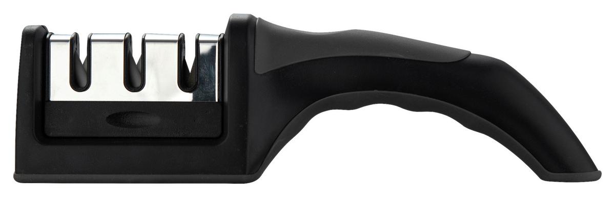 BRÚSKA NA NOŽE PEPPER - čierna/sivá, Konventionell, kov/plast (5/21cm) - Mömax