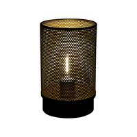 STOLNÍ LED LAMPA VOM - černá, Moderní, kov/plast (10/16cm) - Modern Living
