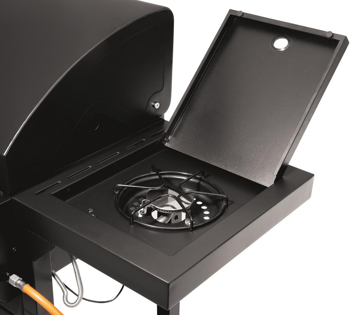 Gázgrill Rookie 4.1 - krómszínű/fekete, fém (138/114,5/54cm) - Landmann