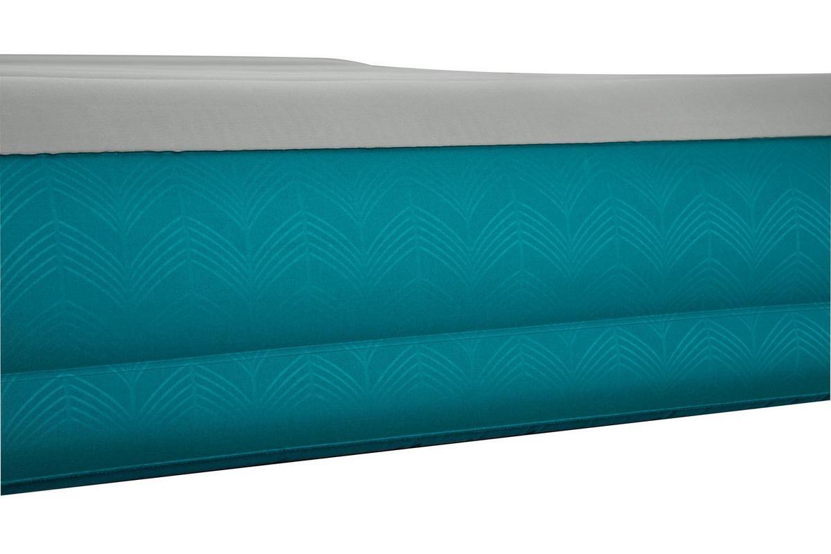 Luftbett Michael 203x152x36 Cm Bis 350kg, Inkl. Pumpe - Grau/Hellblau, KONVENTIONELL, Kunststoff/Metall (203/152/36cm) - Bestway