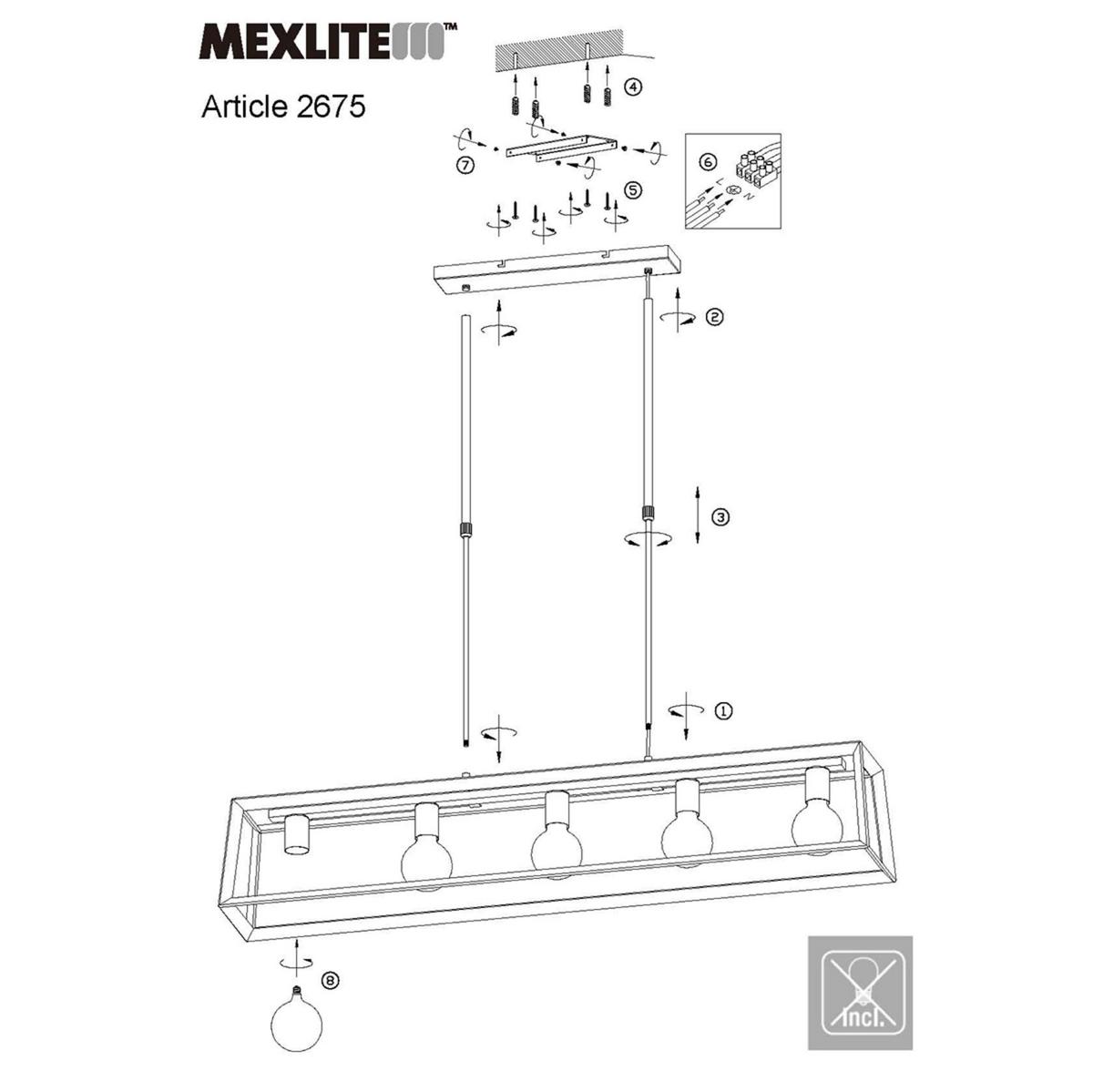 Pendelleuchte Buckley - Schwarz, Trend, Metall (20/120/140cm)