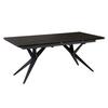 Esstisch Schwarz L: 180 cm - Schwarz, Design, Keramik/Metall (180/95/76cm) - MID.YOU