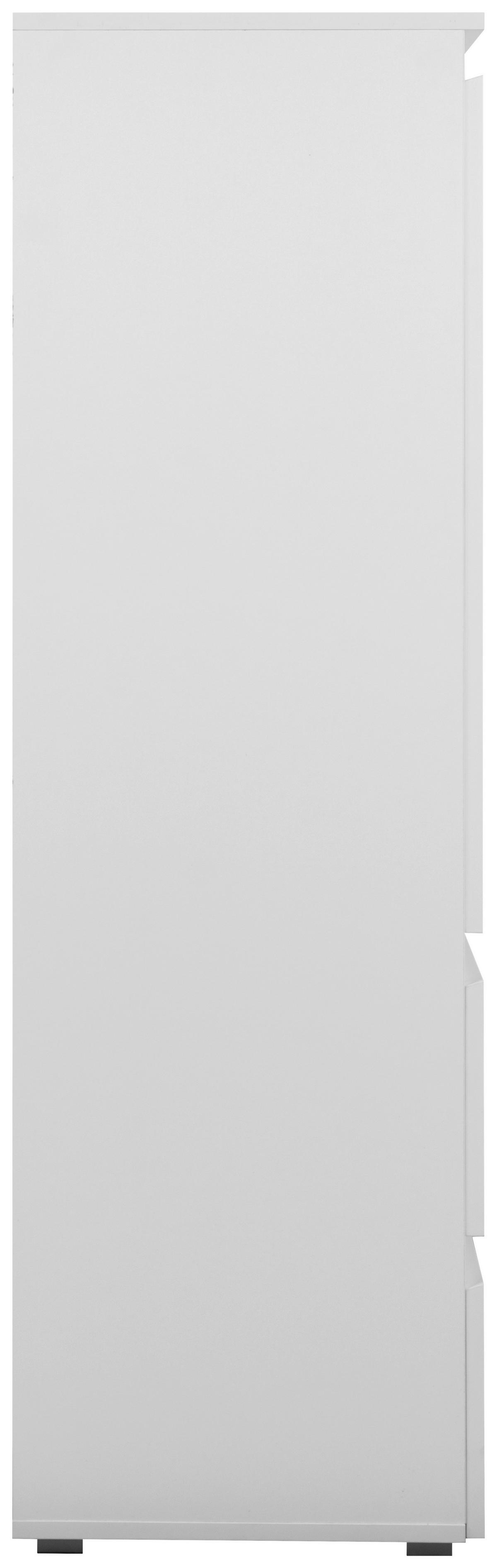 Highboard 116cm Image Weiß - Anthrazit/Weiß, Design, Holzwerkstoff (116/131/40cm) - MID.YOU