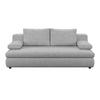 3-Sitzer-Sofa Mit Schlaffunktion Olso Hellgrau - Hellgrau, Trend, Holz/Kunststoff (205/72/100cm)