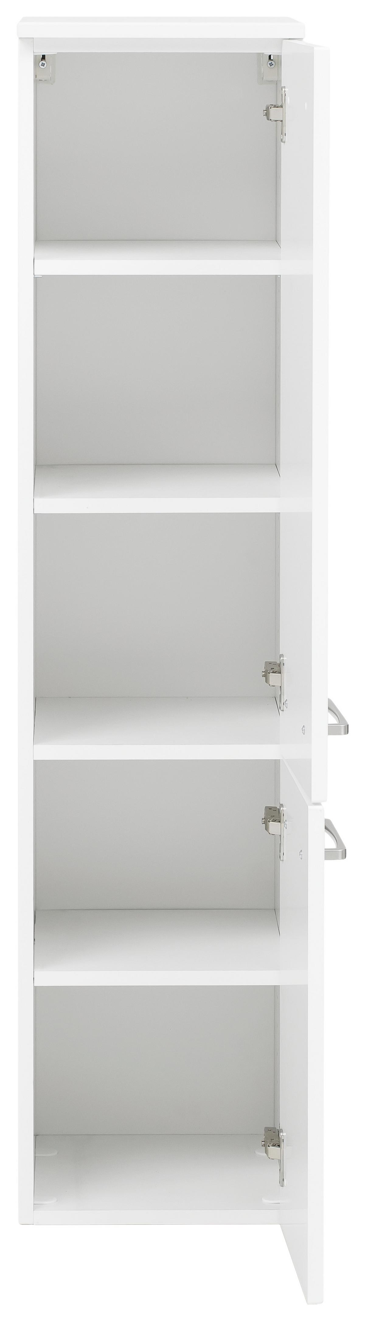 Midischrank Stockholm B: 30 cm Weiß - Weiß, KONVENTIONELL, Holzwerkstoff (30/130/35cm) - Held