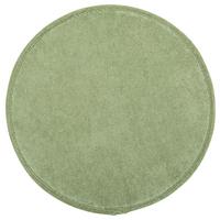 Sitzkissen Campino Olivgrün ⌀ 38 cm Polyester - Olivgrün, MODERN, Textil (38/2,5cm) - Luca Bessoni