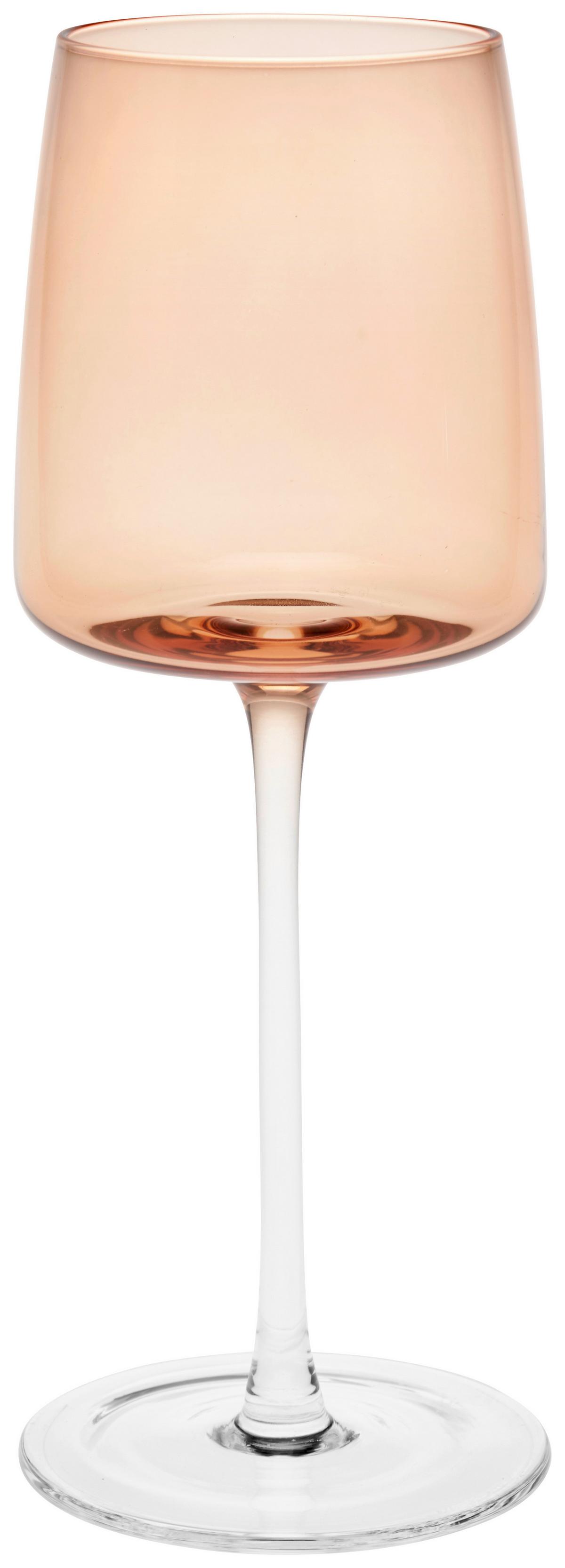 Rotweinglas Atlanta - Klar/Kupferfarben, MODERN, Glas (9/25cm) - James Wood