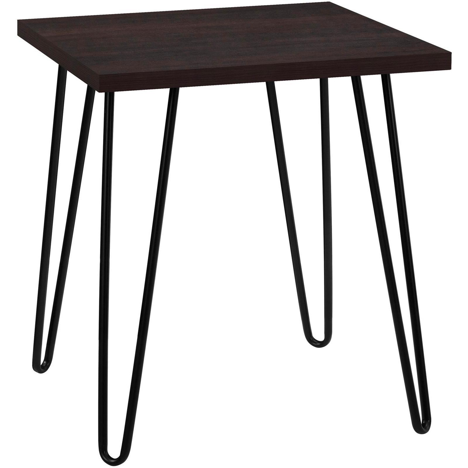 Beistelltisch Owen Braun B: 49 cm - Schwarz/Braun, Design, Papier/Holzwerkstoff (49/49/55cm) - MID.YOU