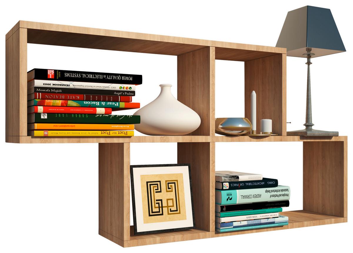 Falipolc Avignon Sonoma Tölgy Dekor - Sonoma tölgy, Basics, faalapú anyag (100/53/19cm)