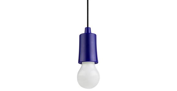 Led-dekoleuchte Mit Zugschalter Versch. Farben - Blau/Pink, MODERN, Kunststoff (5/14,5cm) - Luca Bessoni