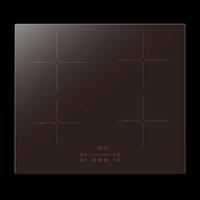 Induktionskochfeld Schwarz B: 59 Cm - Schwarz, Basics, Glas (59/6.2/52cm) - PKM