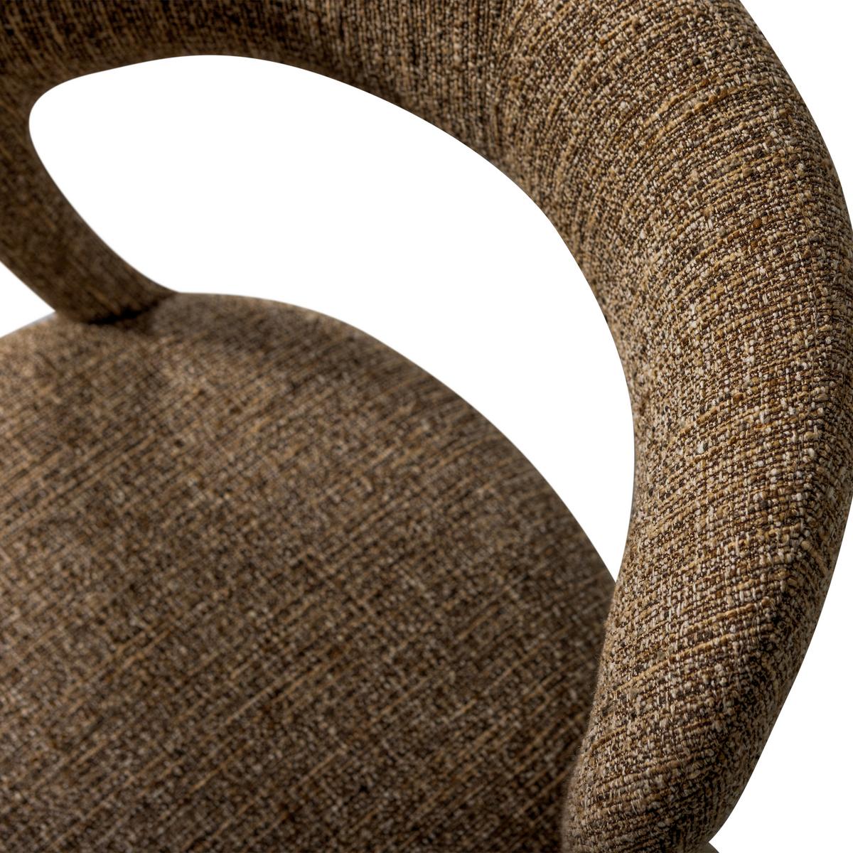 Stuhl-Set Noble Braun B: 51cm - Braun, MODERN, Textil (51/76/56cm) - Livetastic