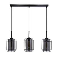 Pendelleuchte 33-084535 Jonera - Schwarz, Design, Metall (67/15/110cm)