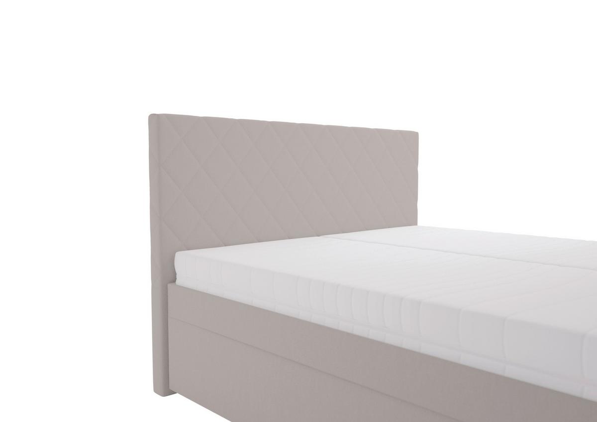 Čalouněná postel KLARA 180x200cm, cappuccino - cappuccino, Moderní, dřevo/textil (180/200cm)
