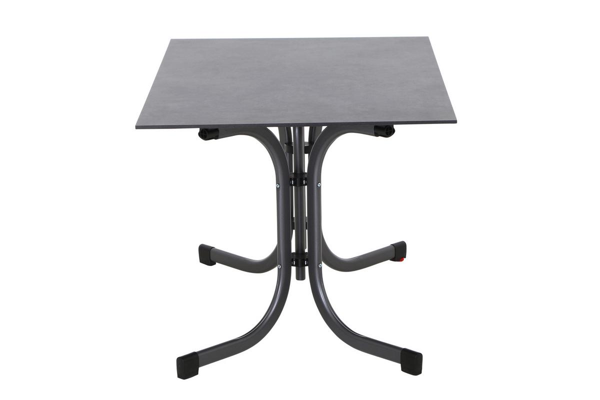 Gartengarnitur T20199 - Anthrazit/Gelb, Basics, Holzwerkstoff/Kunststoff (57/80/56cm) - Siena Garden