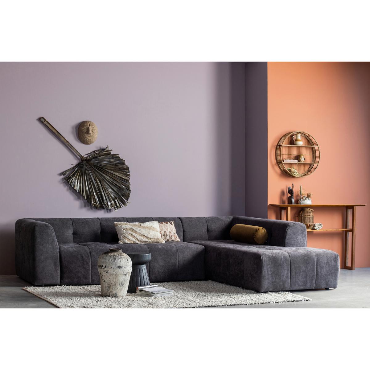 Hocker Borre Schwarz B: 28 cm - Schwarz, Design, Holz (28/40/28cm) - Livetastic