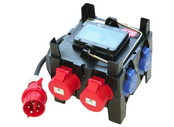 Stromverteiler Imst Ip44 2xcee/5xschuko - Blau/Rot, KONVENTIONELL, Kunststoff (19,7/20/19,7cm) - PCE Stromverteiler Imst Ip44 2xcee/5xschuko - Blau/Rot, KONVENTIONELL, Kunststoff (19,7/20/19,7cm) - PCE