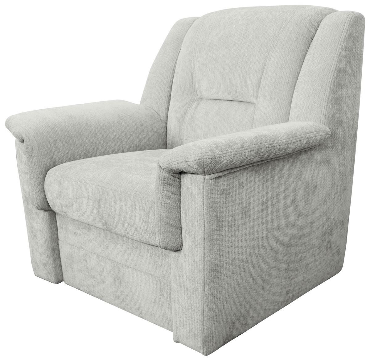 FERNSEHSESSEL Rafael, Hellgrau B: 94 cm - Hellgrau/Schwarz, Trend, Textil (94/95/95cm)