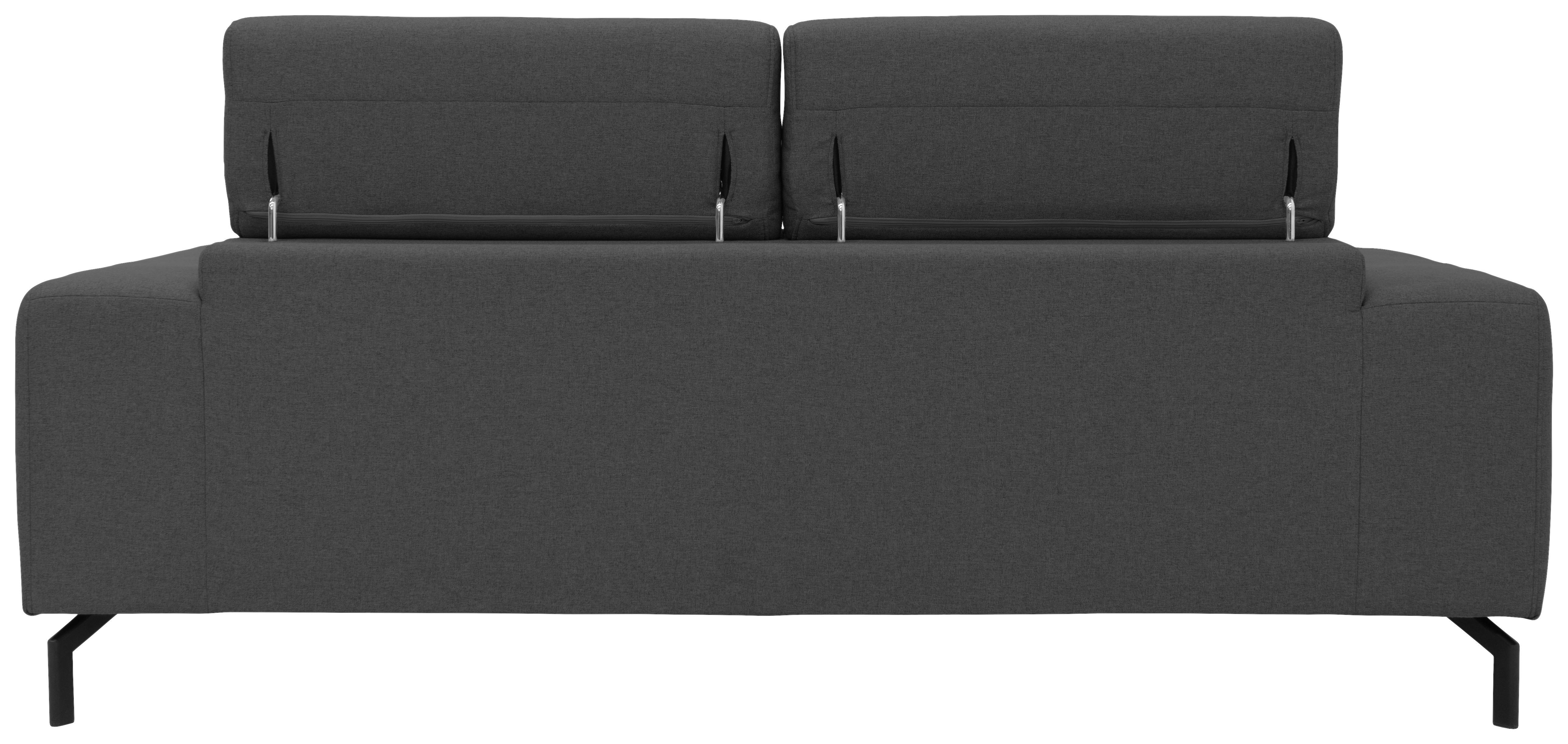 2-Sitzer-Sofa Kopfteil verstellbar Cunelli Grau