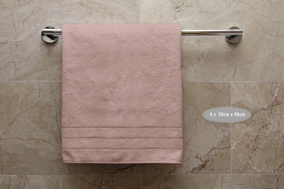 Sada uterákov Bio bavlna, medená 6 ks - medená, Modern, textil (2x30x50/4x50x90cm)