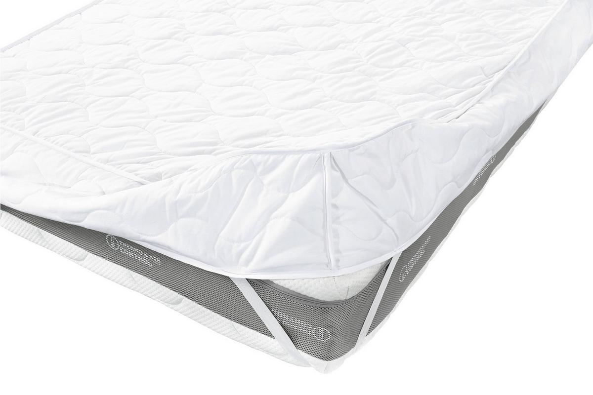 CHRÁNIČ MATRACE HYPOALLERGEN MOLTON VÝŠKA 25CM - bílá, Moderní, textil/papír (180/200/25cm)
