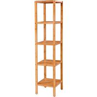 Badezimmerregal Naturfarben B: 33 cm - Naturfarben, Basics, Holz (33/146/33cm)