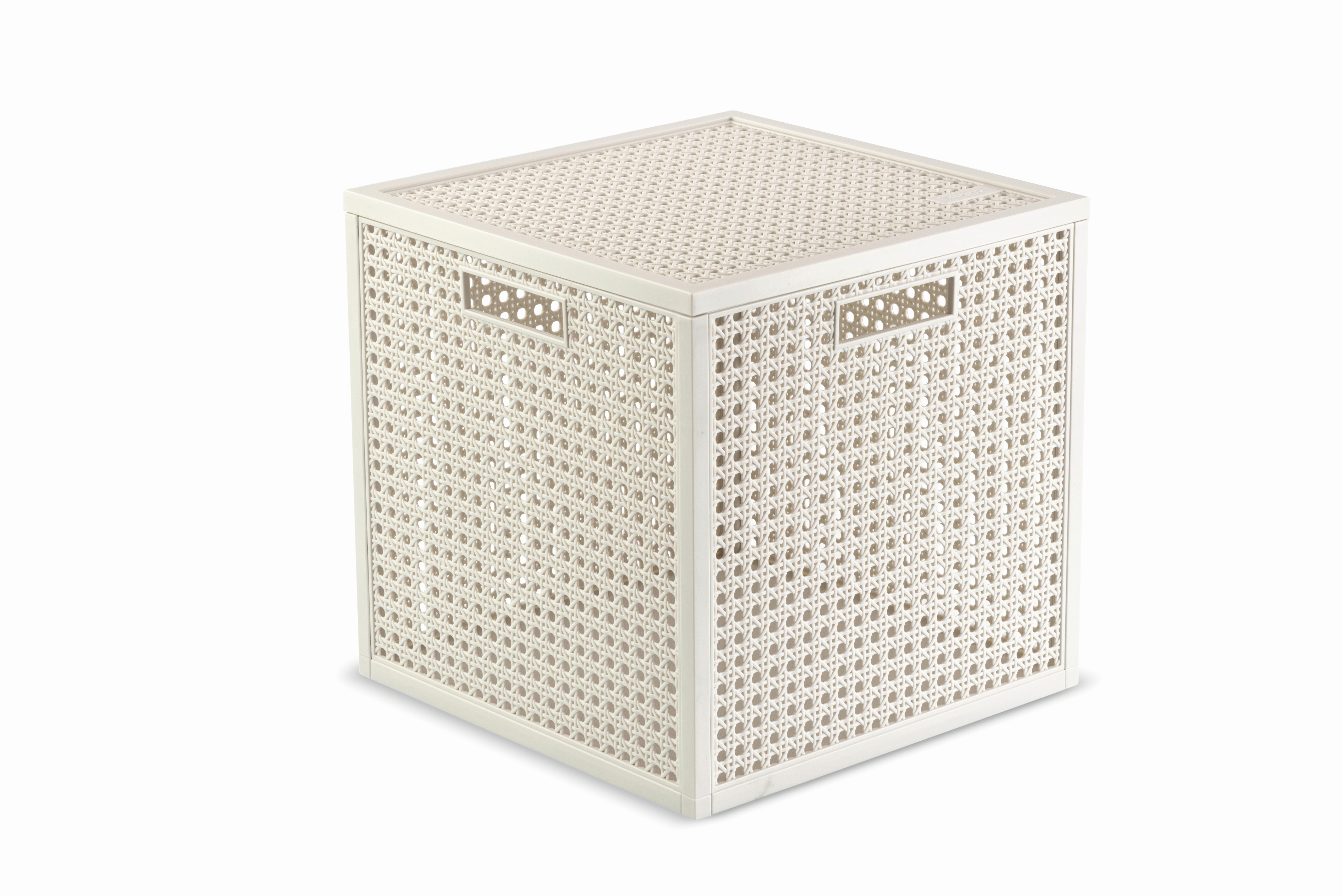 Úložný box KAYA 19 L - béžová, Basics, plast (28/28/28cm) - Curver