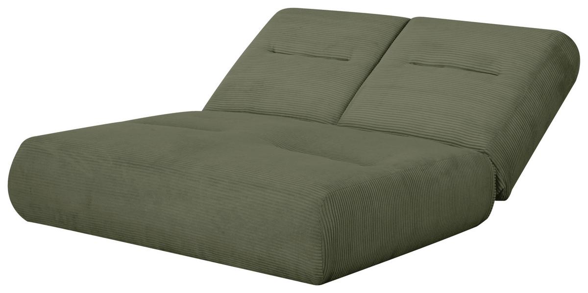Schlafsofa Luna Olivgrün B: 159 Cm - Olivgrün, Design, Textil (159/88/160cm) - Livetastic