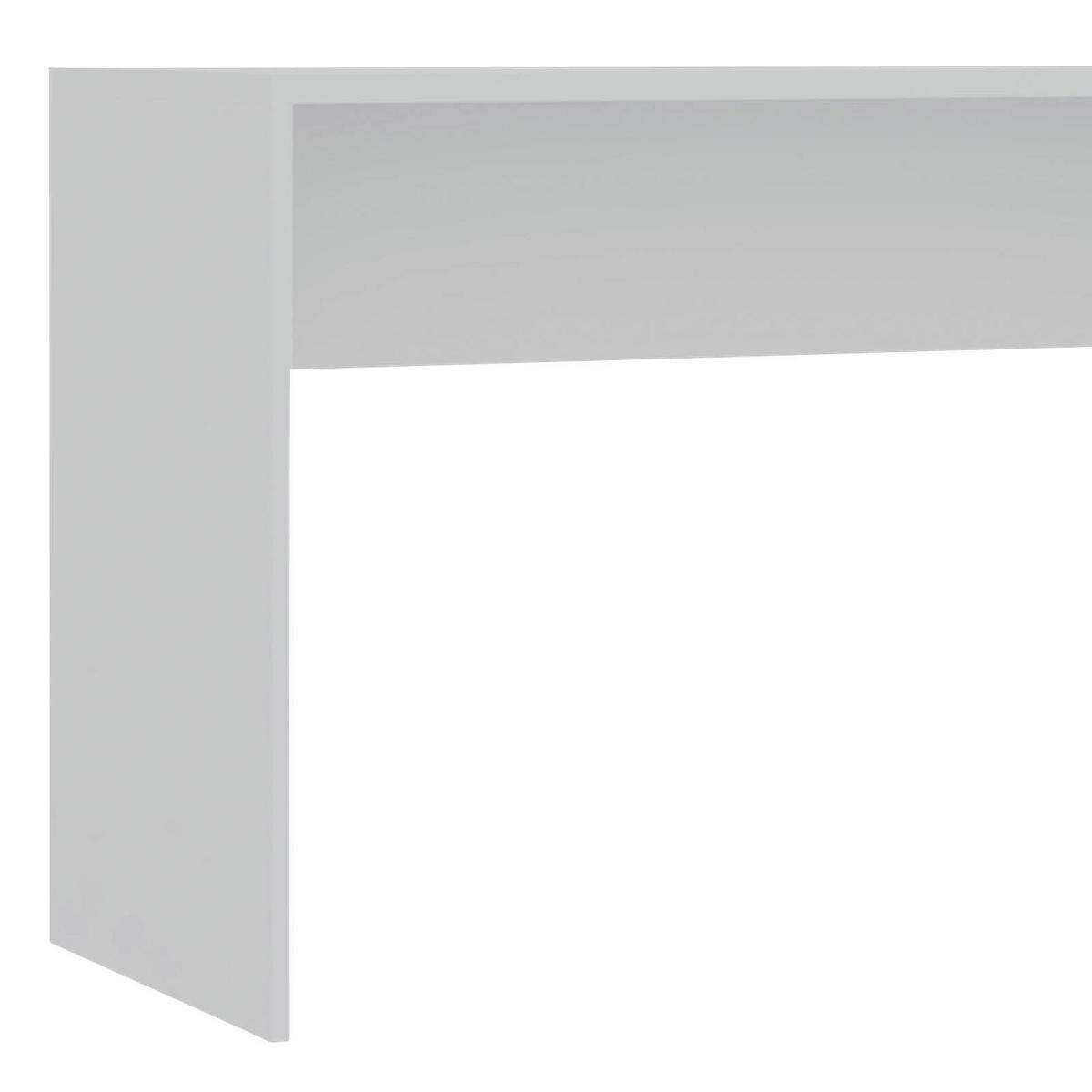 PSACÍ STŮL UNIT - bílá, Konvenční, kompozitní dřevo (135/73/54,5cm) - Ondega