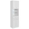 Hochschrank Riga Weiß B:  50 Cm - Weiß, MODERN, Holzwerkstoff (50/190/35cm) - Held