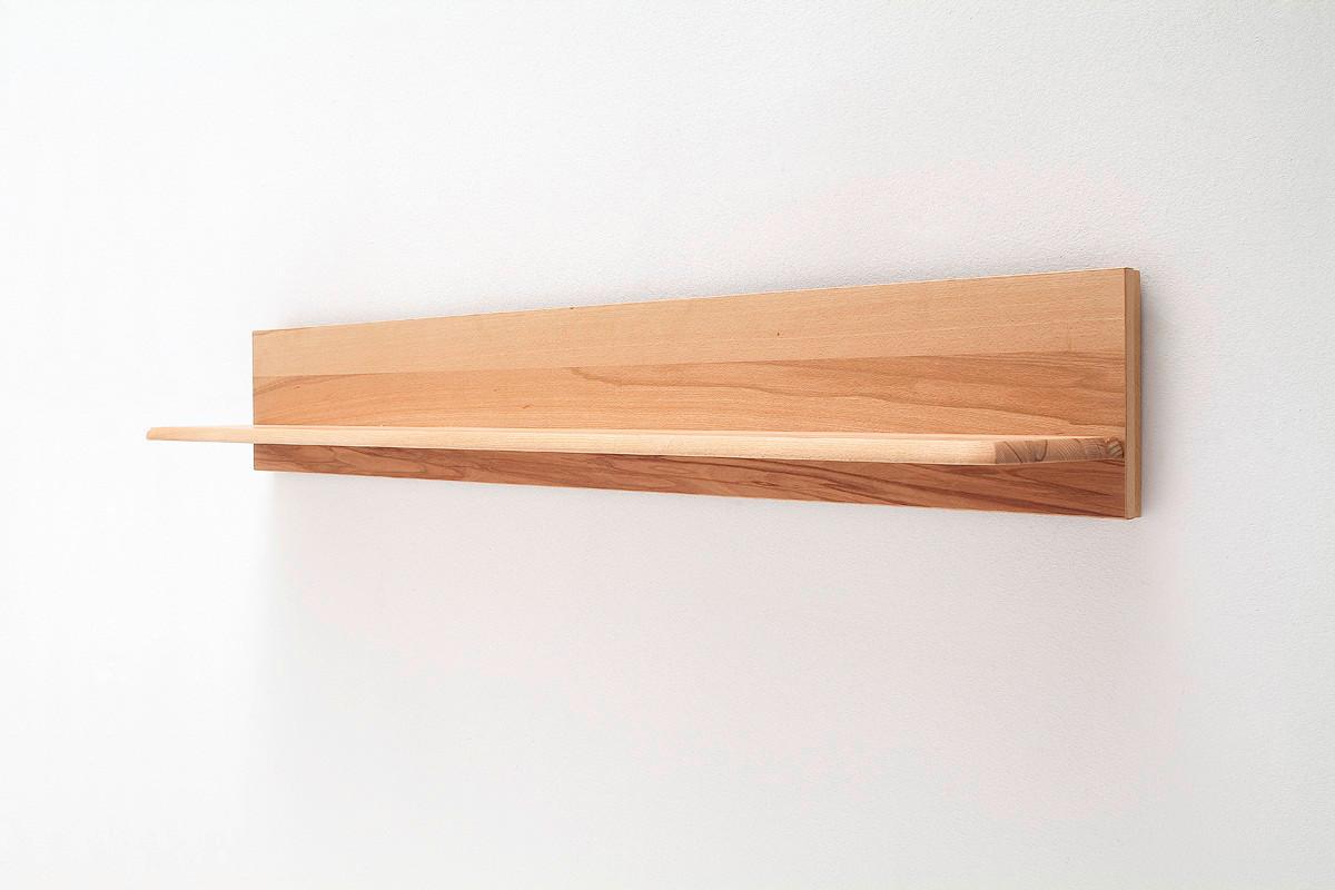 Wohnkombination teilmassiv 4--Teilig. Sena Buchefarben - Buchefarben/Kernbuche, Design, Glas/Holz (319/209/51cm) - Livetastic