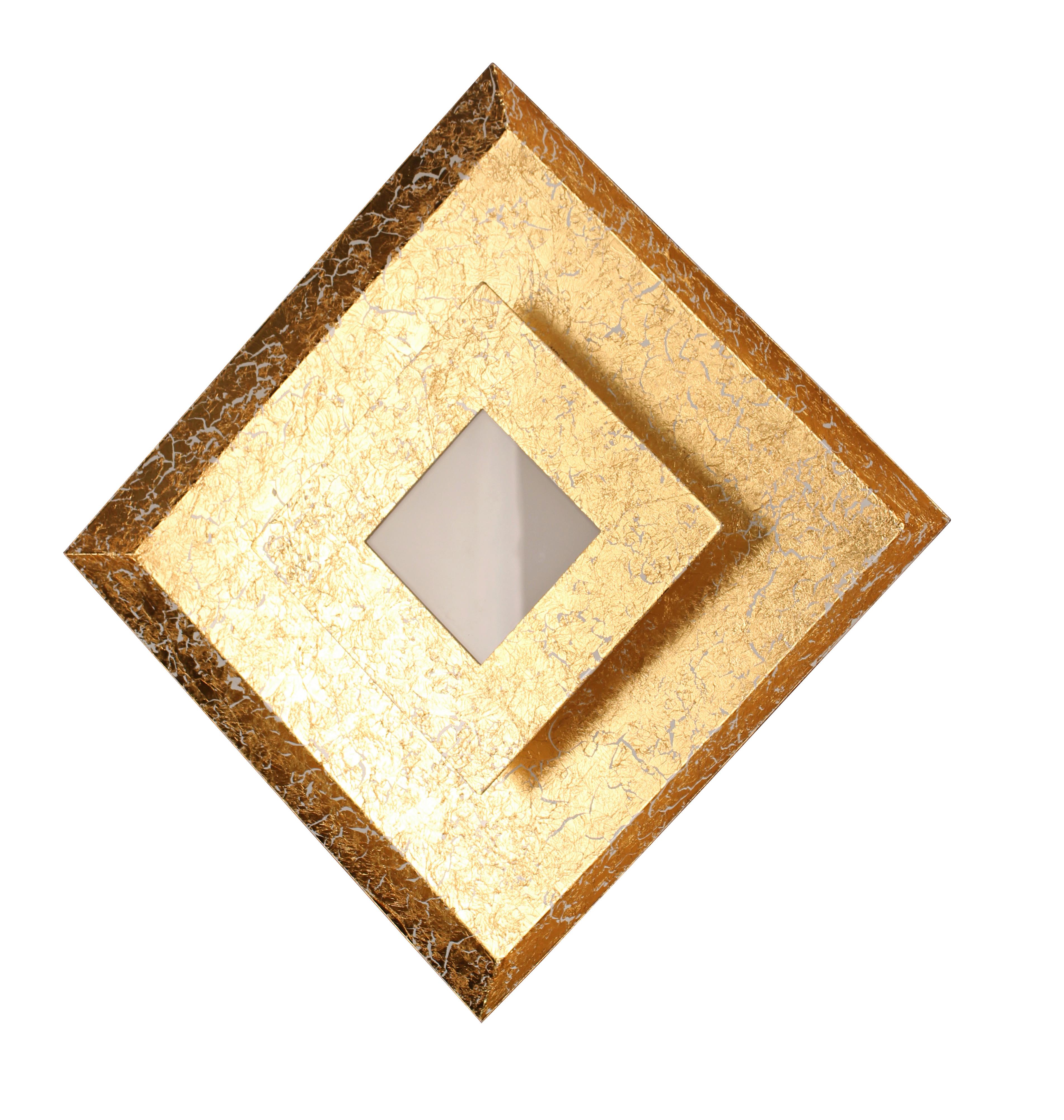 LED-Wandleuchte 9021 S Go Window - Goldfarben, Basics, Metall (32/5,5/32cm)