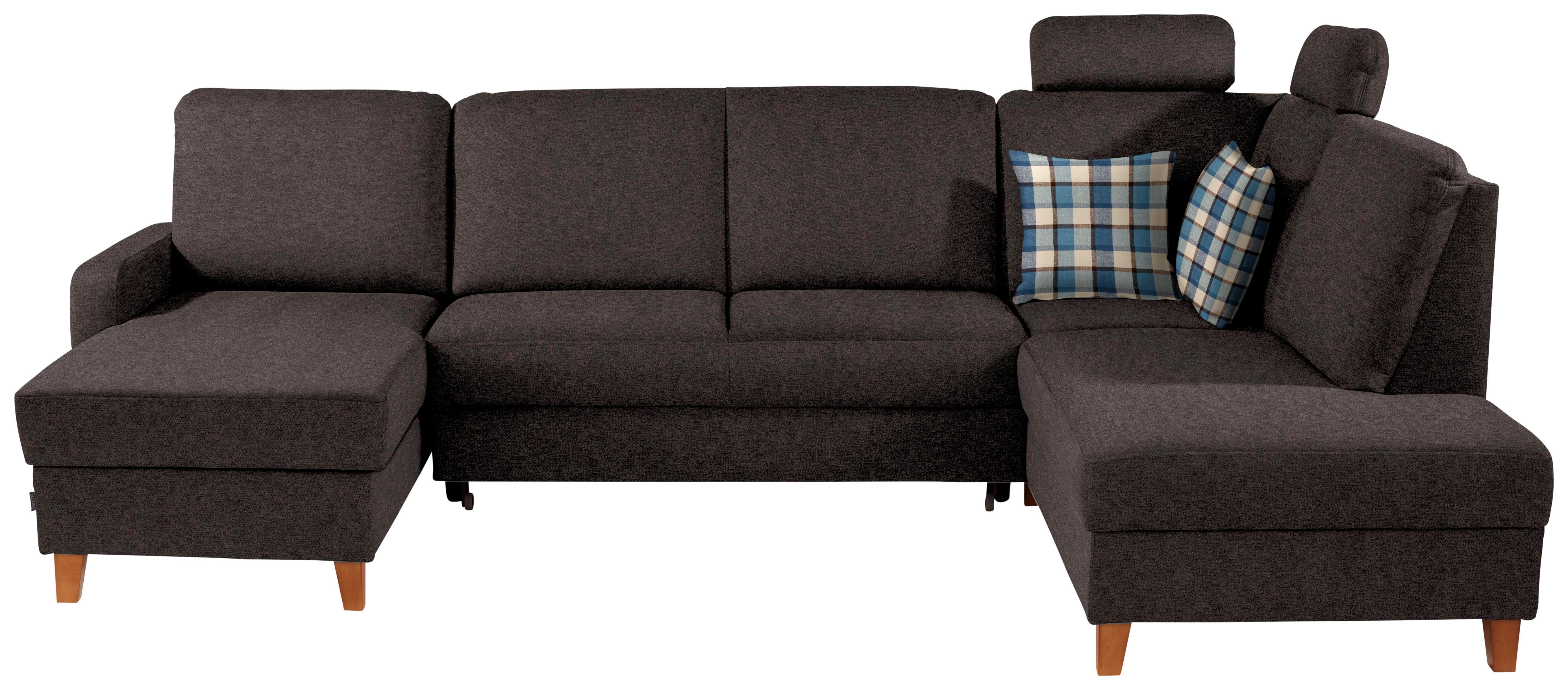 Wohnlandschaft in U-Form Country 157x299x196 cm - Hellbraun/Dunkelbraun, ROMANTIK / LANDHAUS, Holz/Holzwerkstoff (157/299/196cm) - James Wood